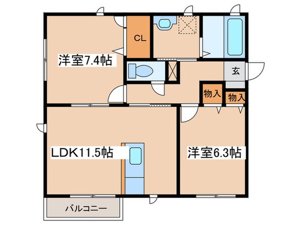 ファインの物件間取画像